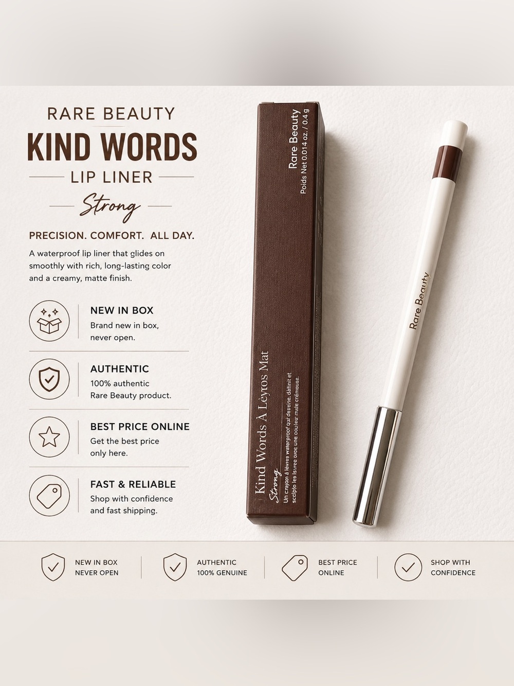 Rare Beauty Kind Words Matte Lip Liner - Brown SOLD|